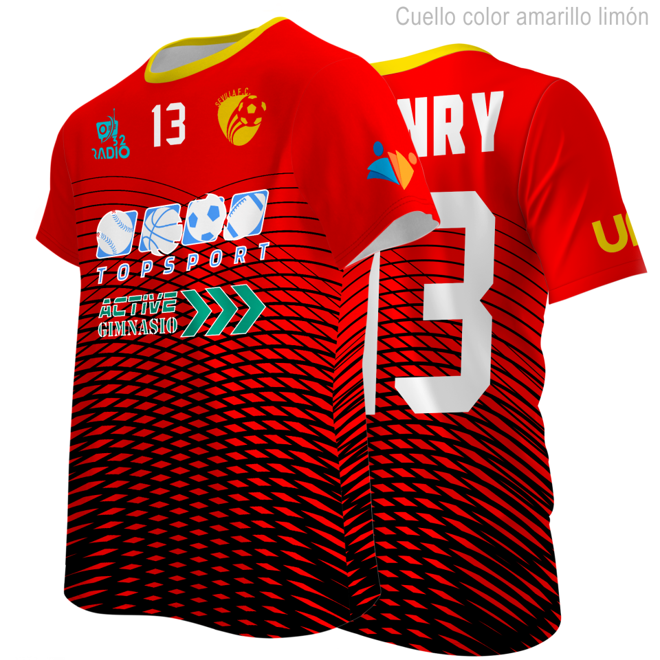 Camiseta multideporte 100% fullprint personalizada