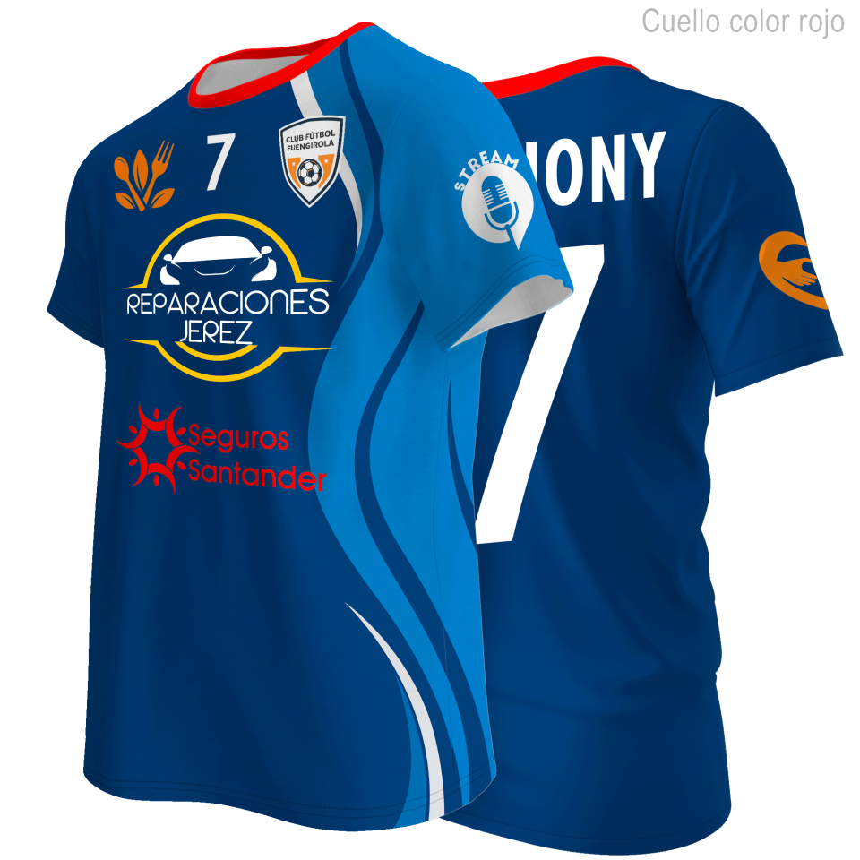 Camiseta multideporte 100% fullprint personalizada