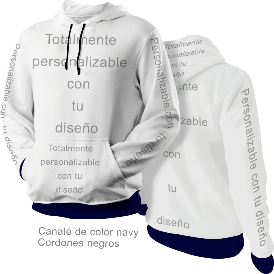 Sudadera con capucha 100% fullprint personalizada