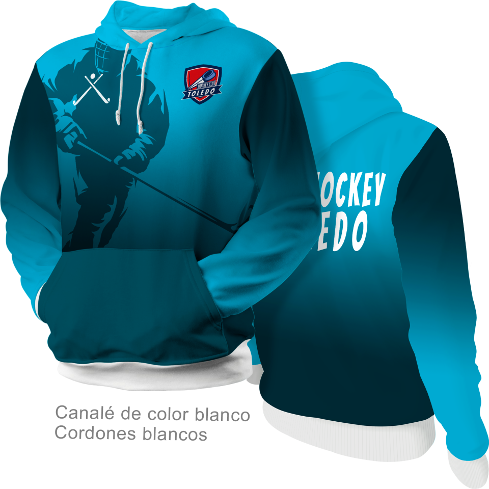 Sudadera con capucha 100% fullprint personalizada