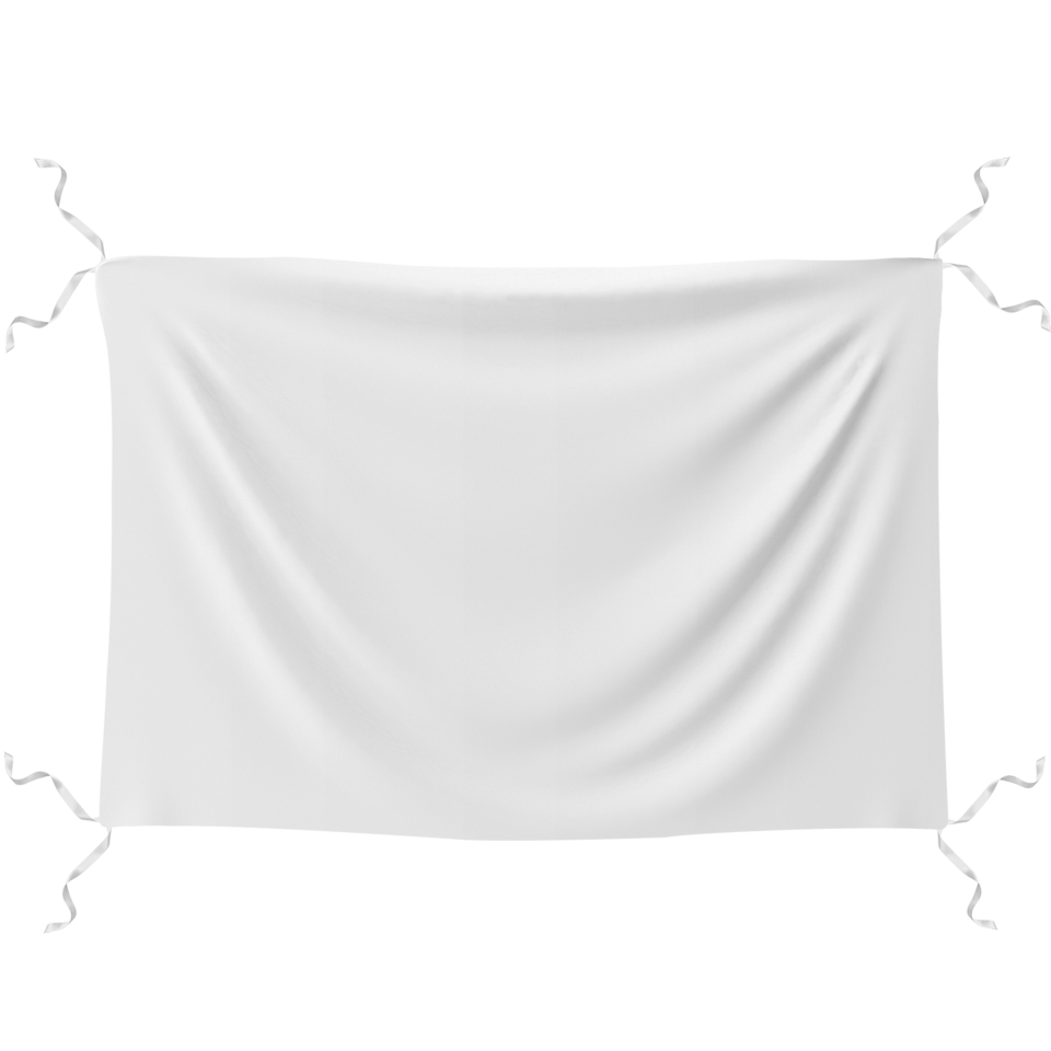 Bandera 100x150 cm con tiras personalizada