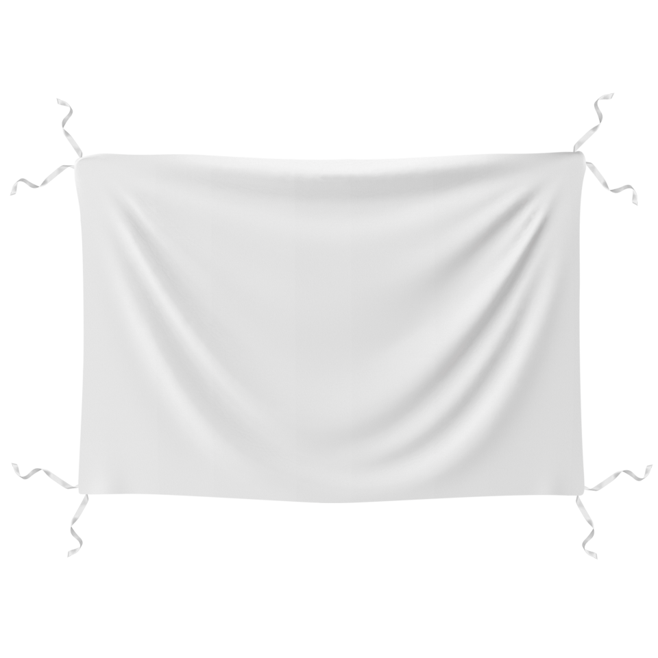 Bandera 50x75 cm con tiras personalizada