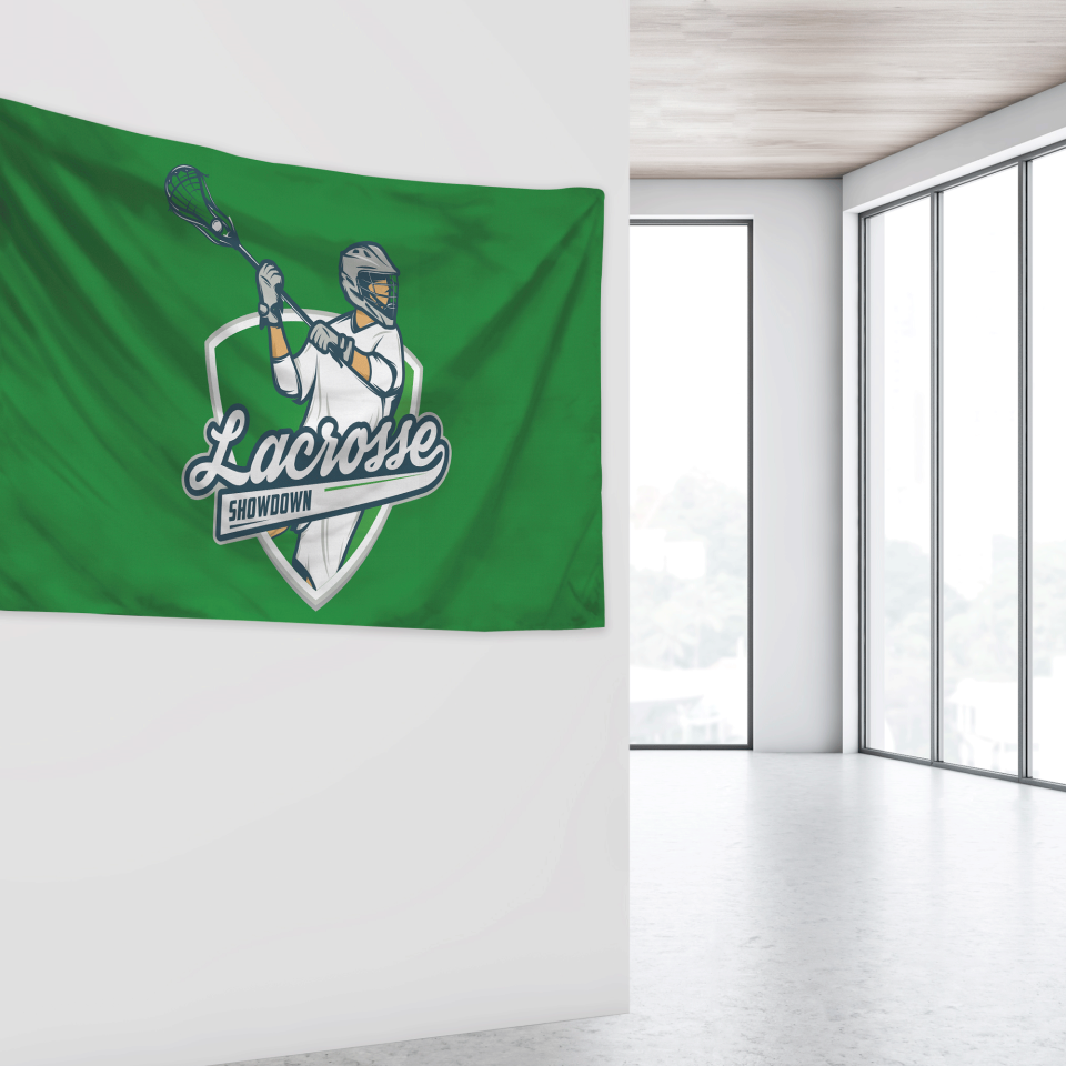 Bandera 115x150 cm con velcro personalizada