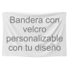 Bandera 145x100 cm con velcro personalizada