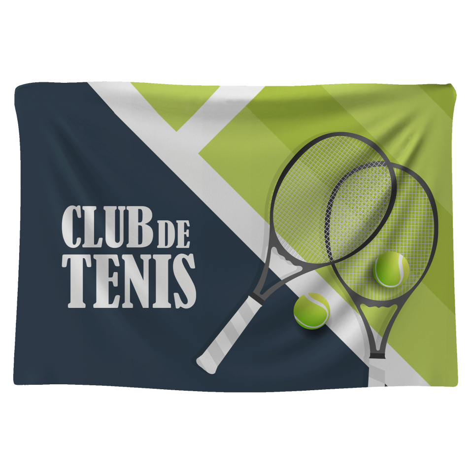 Bandera 145x100 cm con velcro personalizada