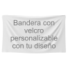 Bandera 70x120 cm con velcro personalizada