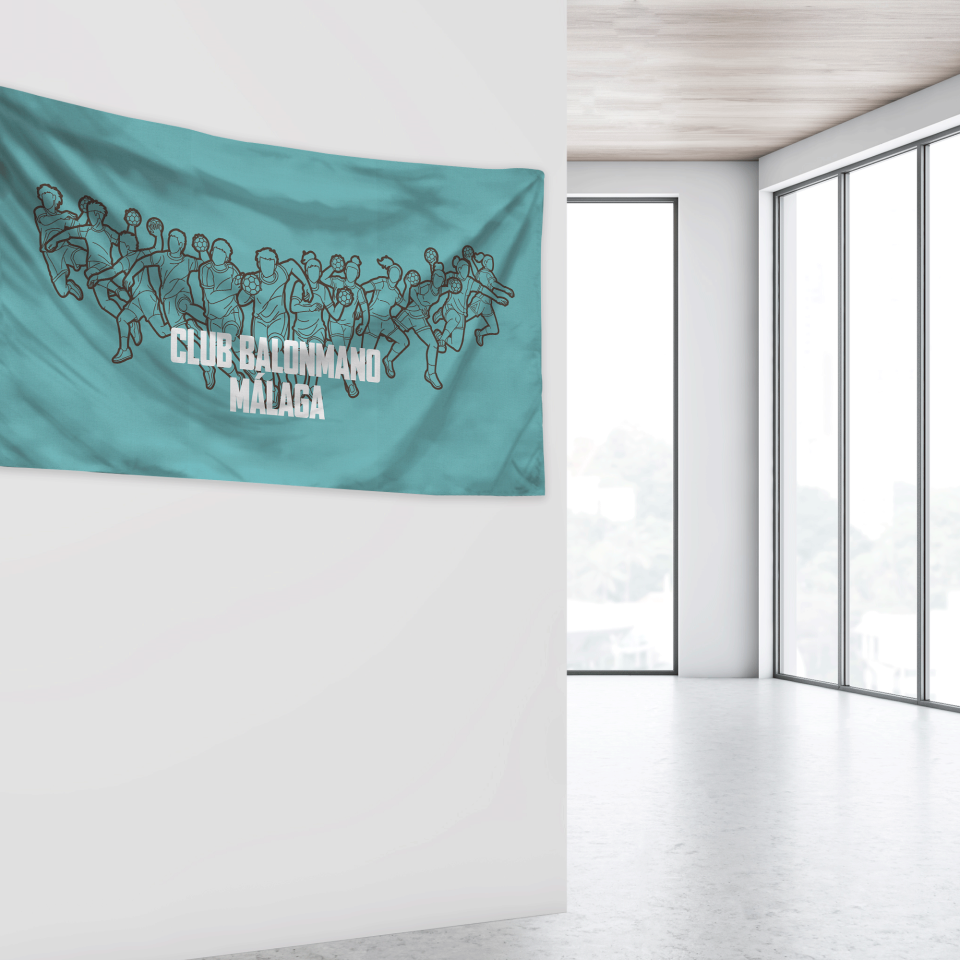 Bandera 60x90 cm con velcro personalizada