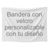 Bandera 75x100 cm con velcro personalizada
