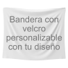 Bandera 100x120 cm con velcro personalizada