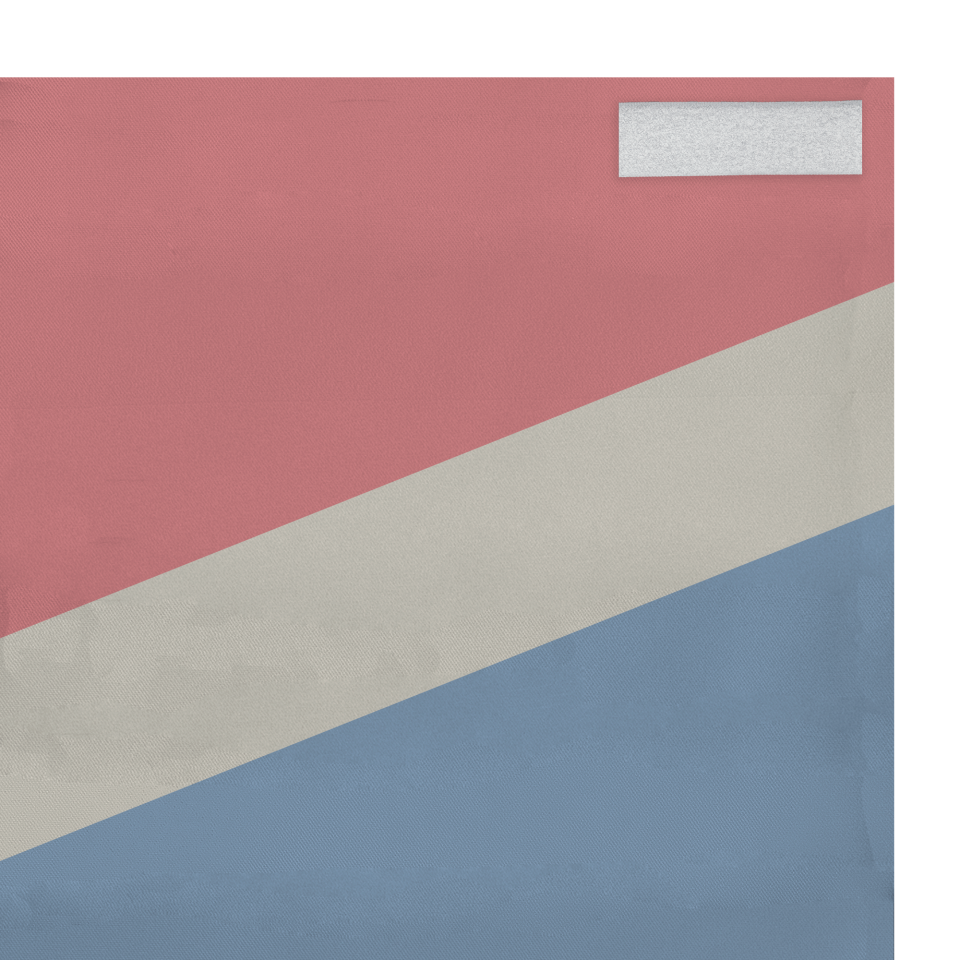 Bandera 100x120 cm con velcro personalizada