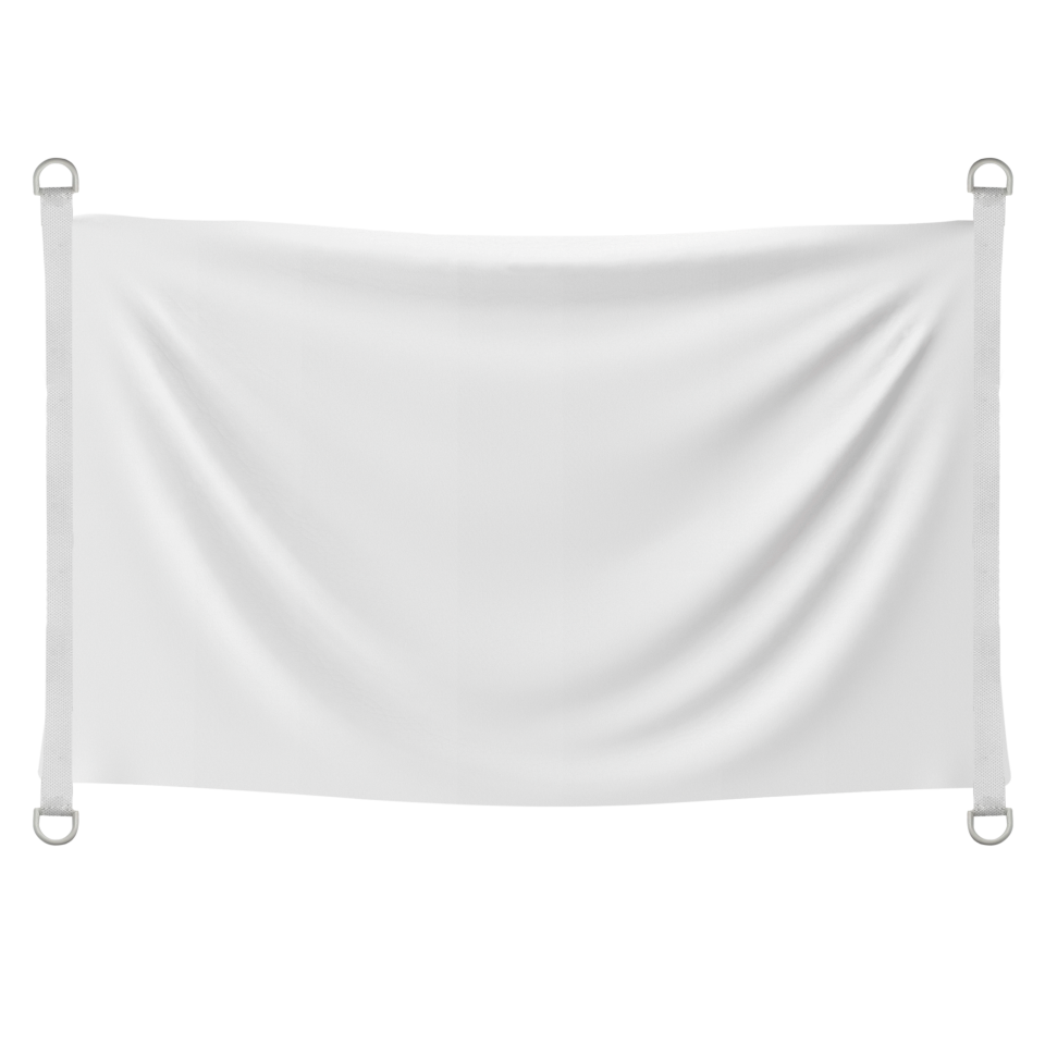 Bandera 120x70 cm con anillas y refuerzo personalizada