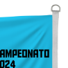 Bandera 120x70 cm con anillas y refuerzo personalizada