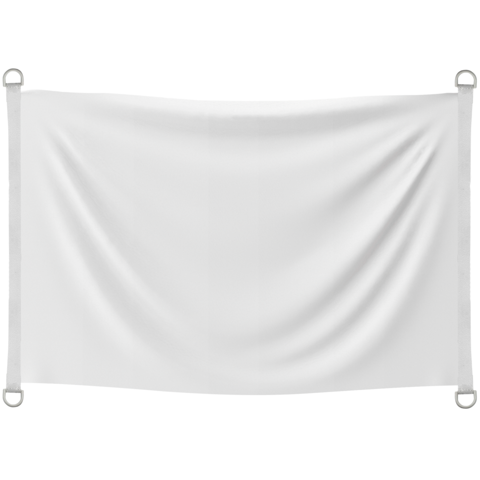 Bandera 90x60 cm con anillas y refuerzo personalizada