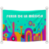 Bandera 150x100 cm con anillas y refuerzo personalizada
