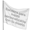 Bandera 115x150 cm para mástil personalizada