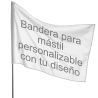 Bandera 75x100 cm para mástil personalizada