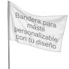 Bandera 50x75 cm para mástil personalizada