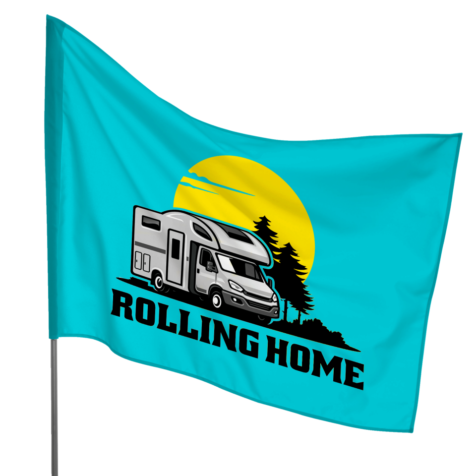 Bandera 100x120 cm para mástil personalizada