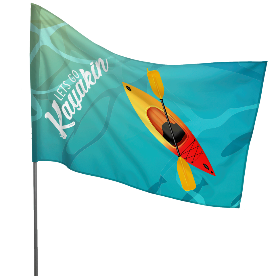 Bandera 60x90 cm para mástil personalizada
