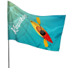 Bandera 60x90 cm para mástil personalizada