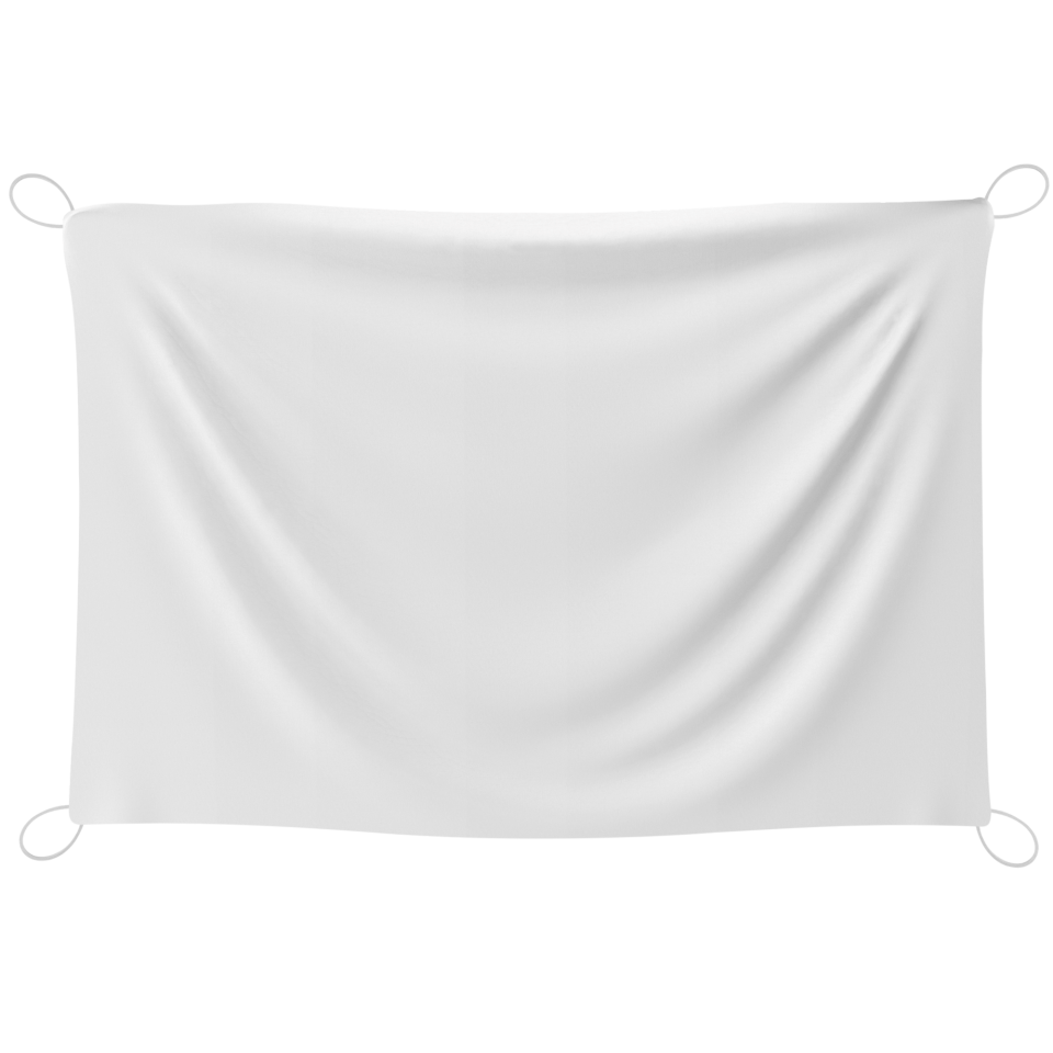 Bandera 60x90 cm con gomas personalizada