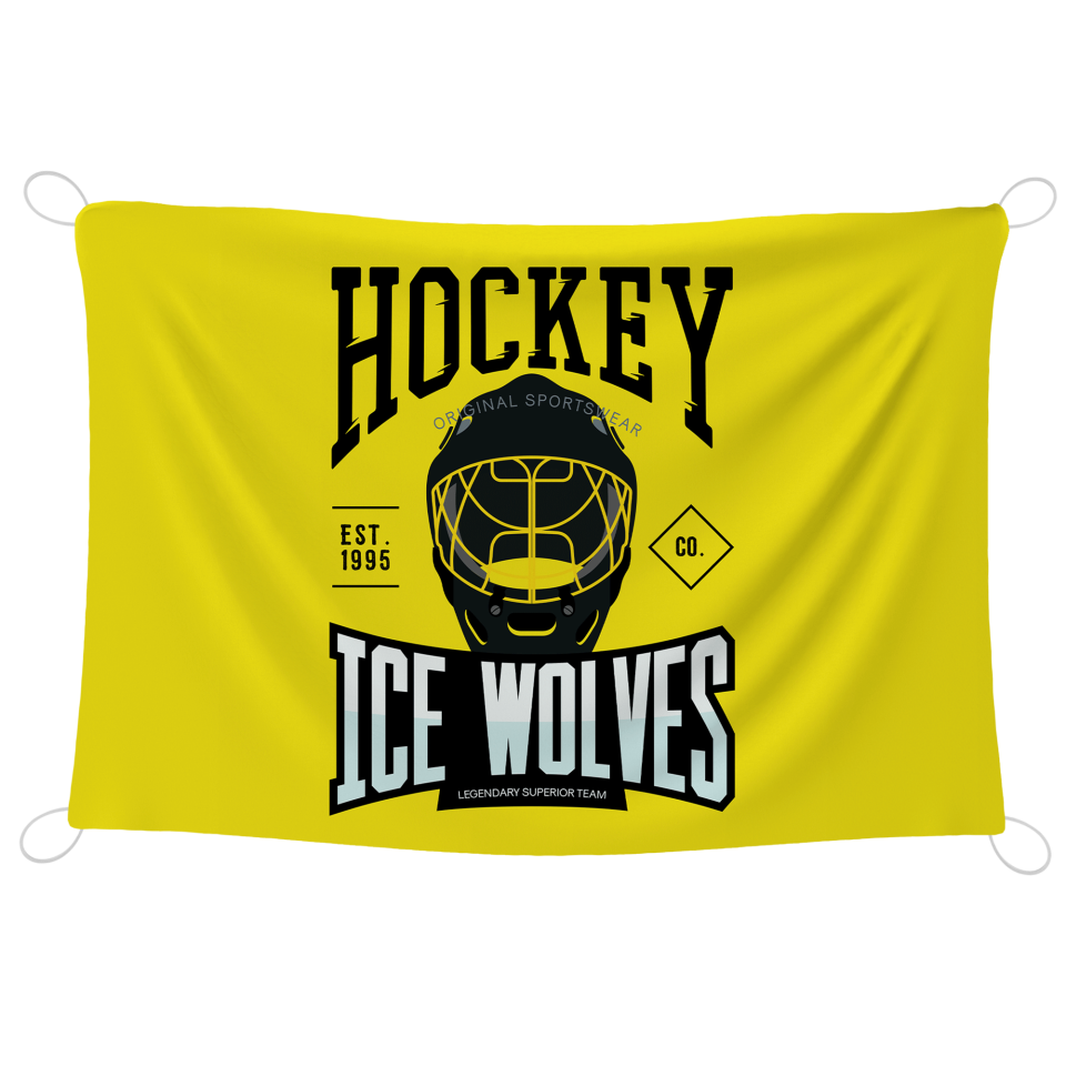 Bandera 60x90 cm con gomas personalizada