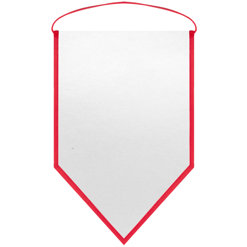 Banderín acabado triangular 9x12cm personalizado una cara