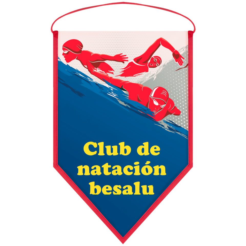 Banderín acabado triangular 9x12cm personalizado una cara