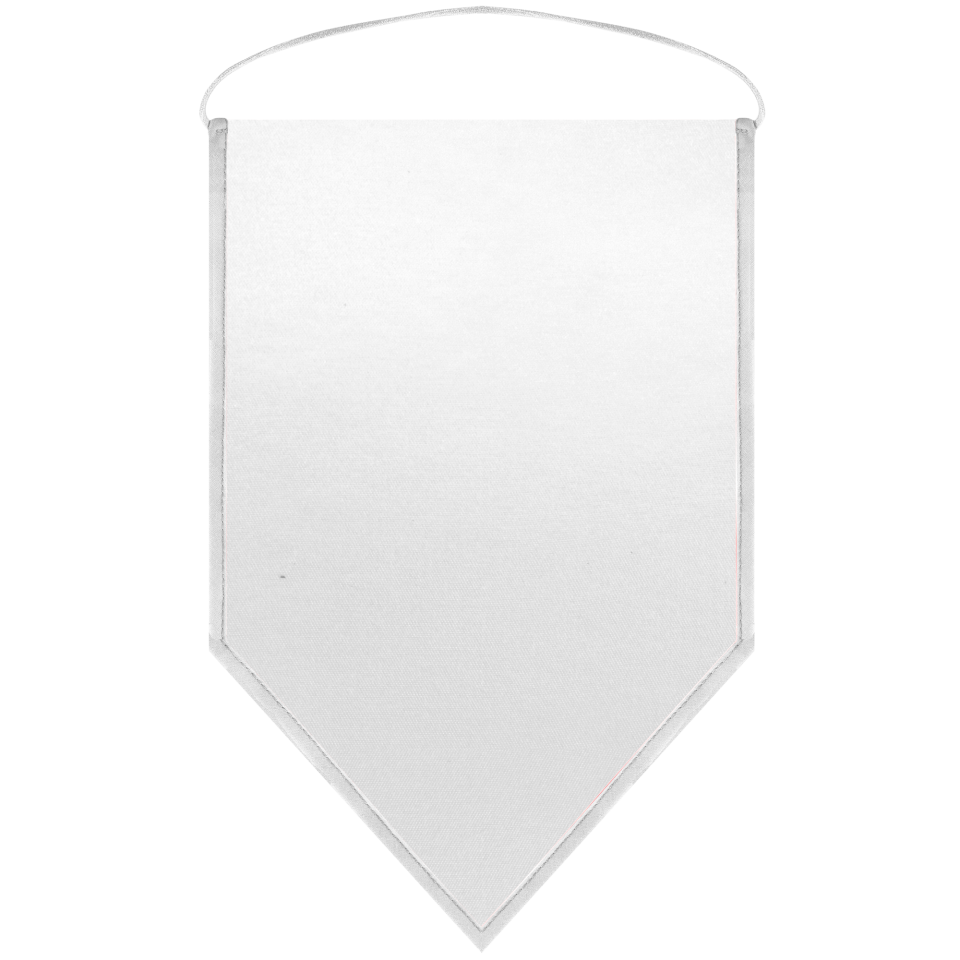 Banderín acabado triangular 9x12cm personalizado una cara