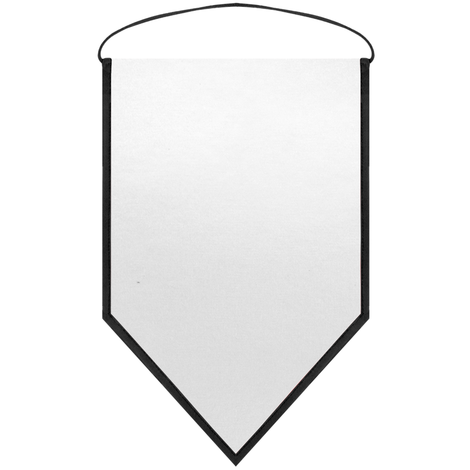 Banderín acabado triangular 9x12cm personalizado una cara