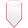 Banderín acabado triangular 18x25cm personalizado una cara