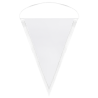 Banderín triangular 23x30cm personalizado una cara