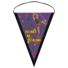 Banderín triangular 14x21cm personalizado una cara