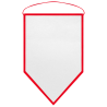 Banderín acabado triangular 18x25cm personalizado doble cara