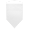 Banderín acabado triangular 18x25cm personalizado doble cara
