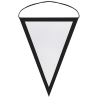 Banderín triangular 18x25cm personalizado doble cara
