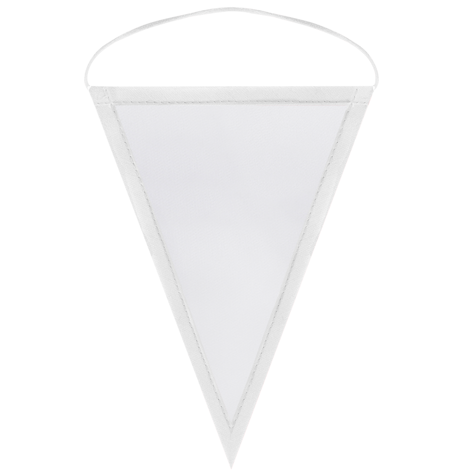 Banderín triangular 9x12cm personalizado doble cara