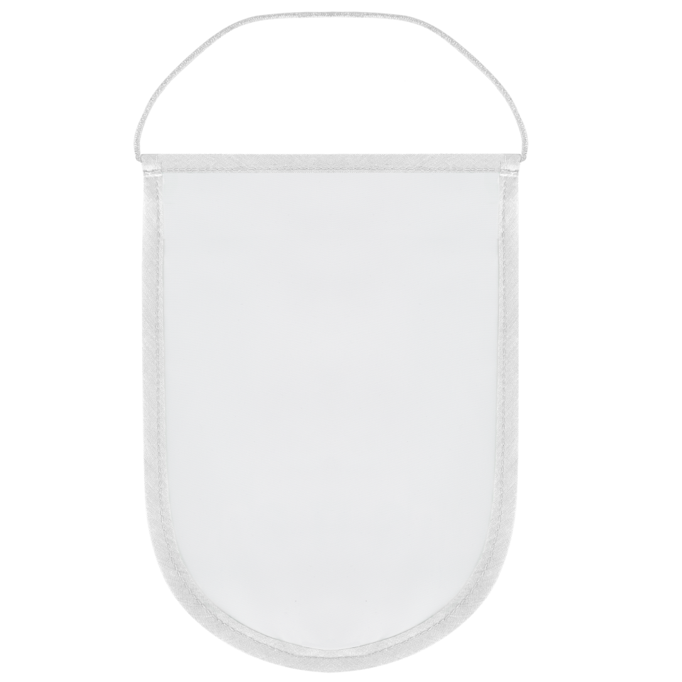 Banderín acabado redondo 9x12cm personalizado doble cara