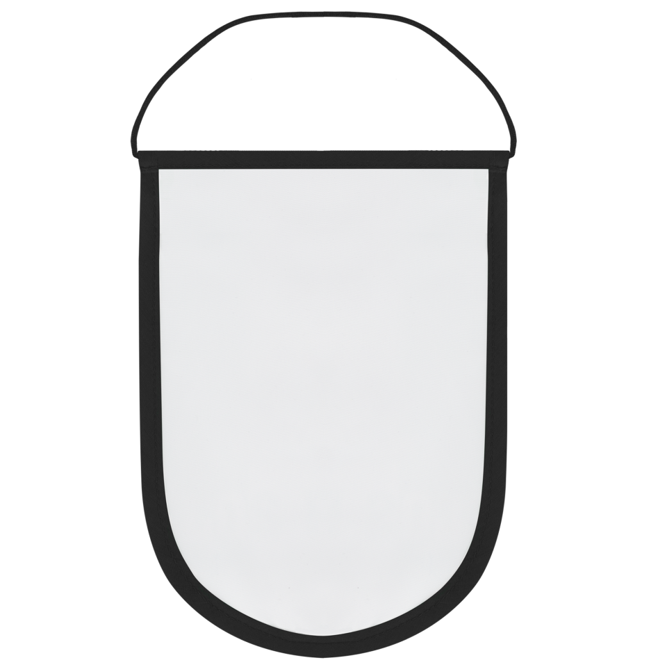 Banderín acabado redondo 9x12cm personalizado doble cara