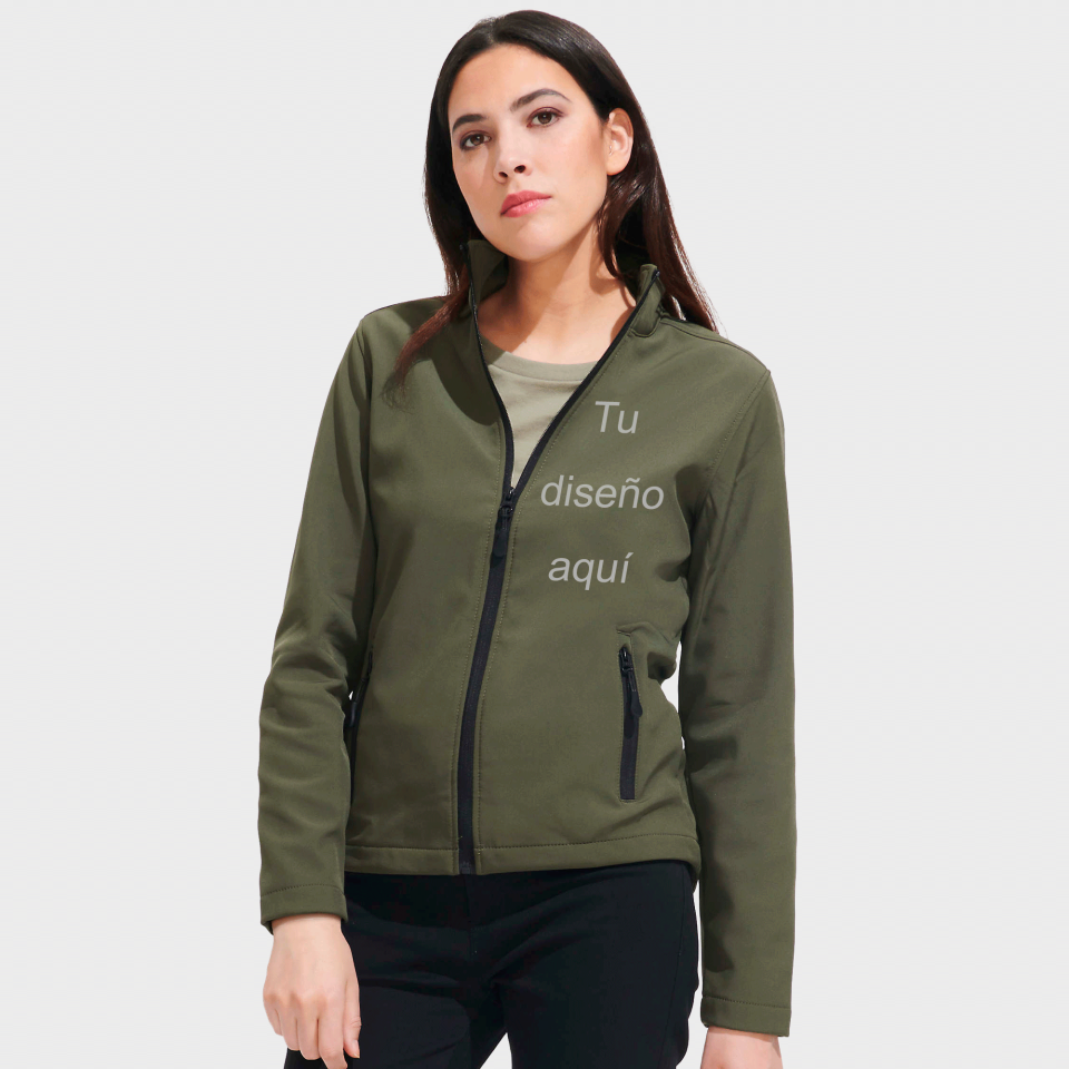 Chaqueta Softshell con Doble Capa para Mujer