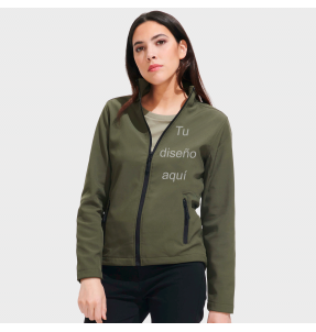Chaqueta Softshell con Doble Capa para Mujer