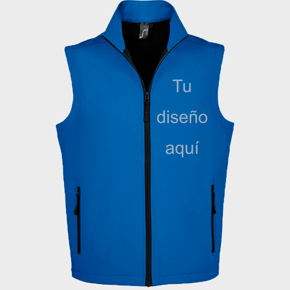 Chaleco softshell 3XL RACE BW personalizado