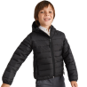 Chaqueta plumón de niño con capucha personalizada