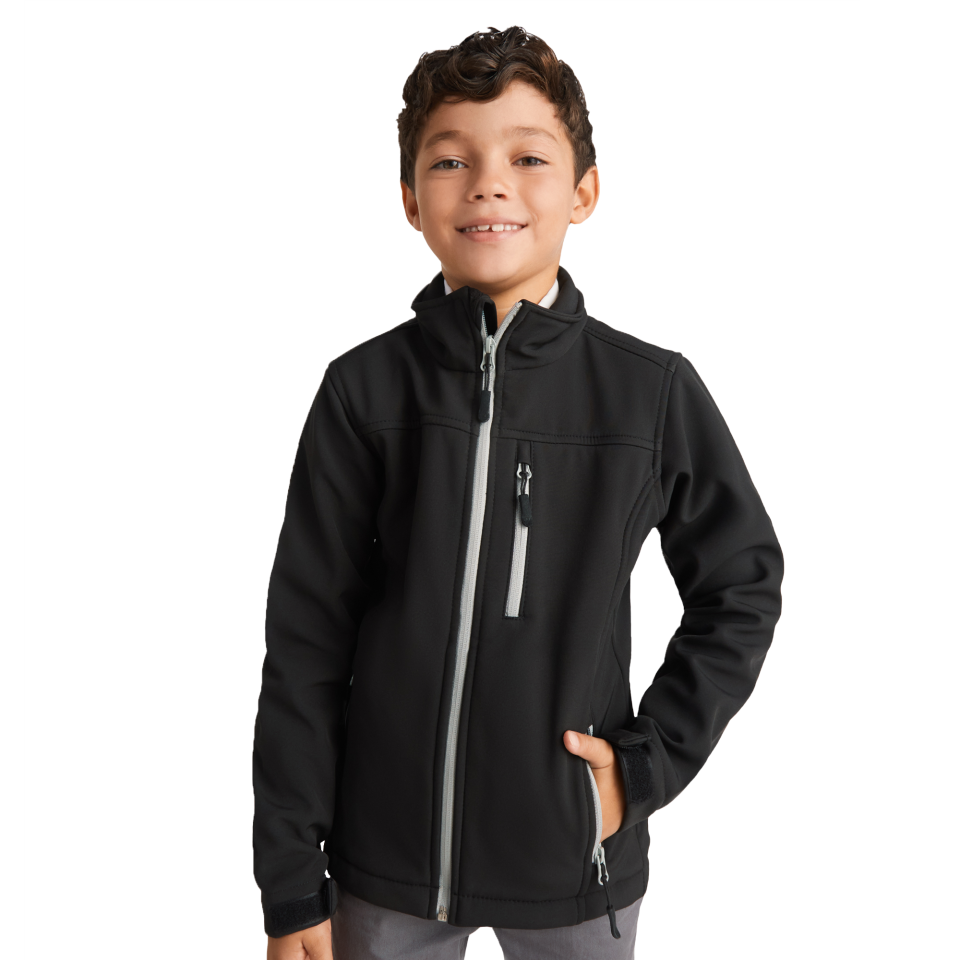 Softshell 2 capas básico niño personalizado. El más barato