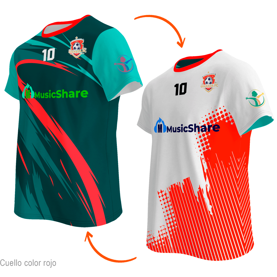 Camiseta reversible 100% fullprint personalizada