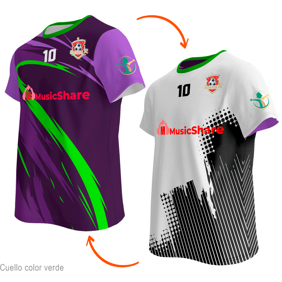 Camiseta reversible 100% fullprint personalizada