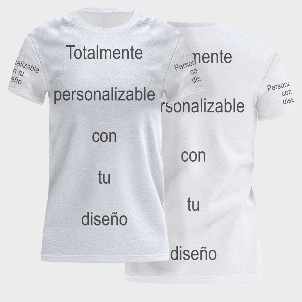 Camiseta multideporte de mujer 100% fullprint personalizada