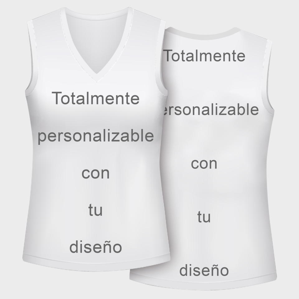 Camiseta baloncesto de mujer 100% fullprint personalizada