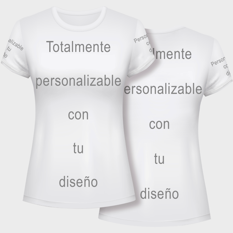 Camiseta voley de mujer 100% fullprint personalizada