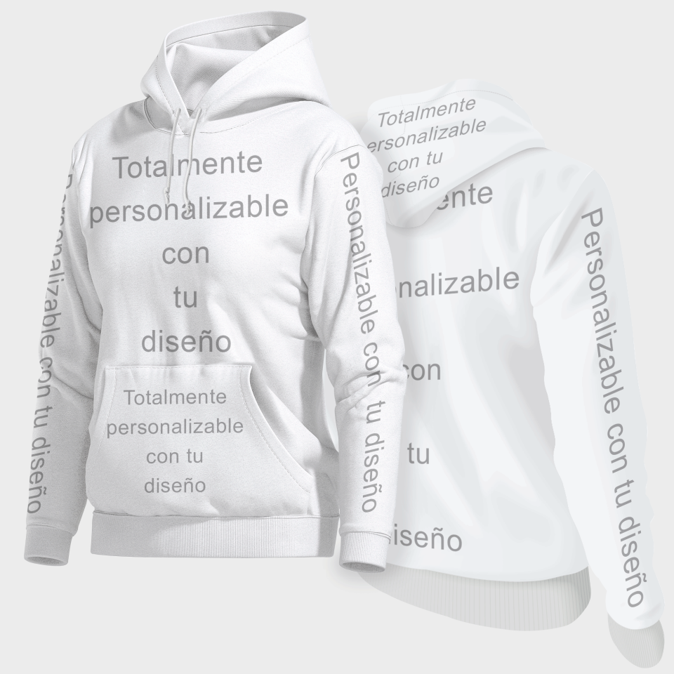 Sudadera con capucha de mujer 100% fullprint personalizada